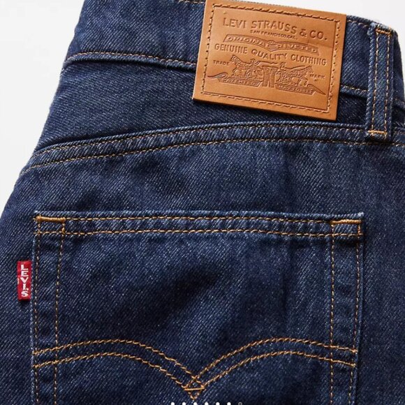 Levis Premium Baggy Dad Wide Leg Jeans Dark Wash Lets Get Lost Again NWT - Picture 6 of 6